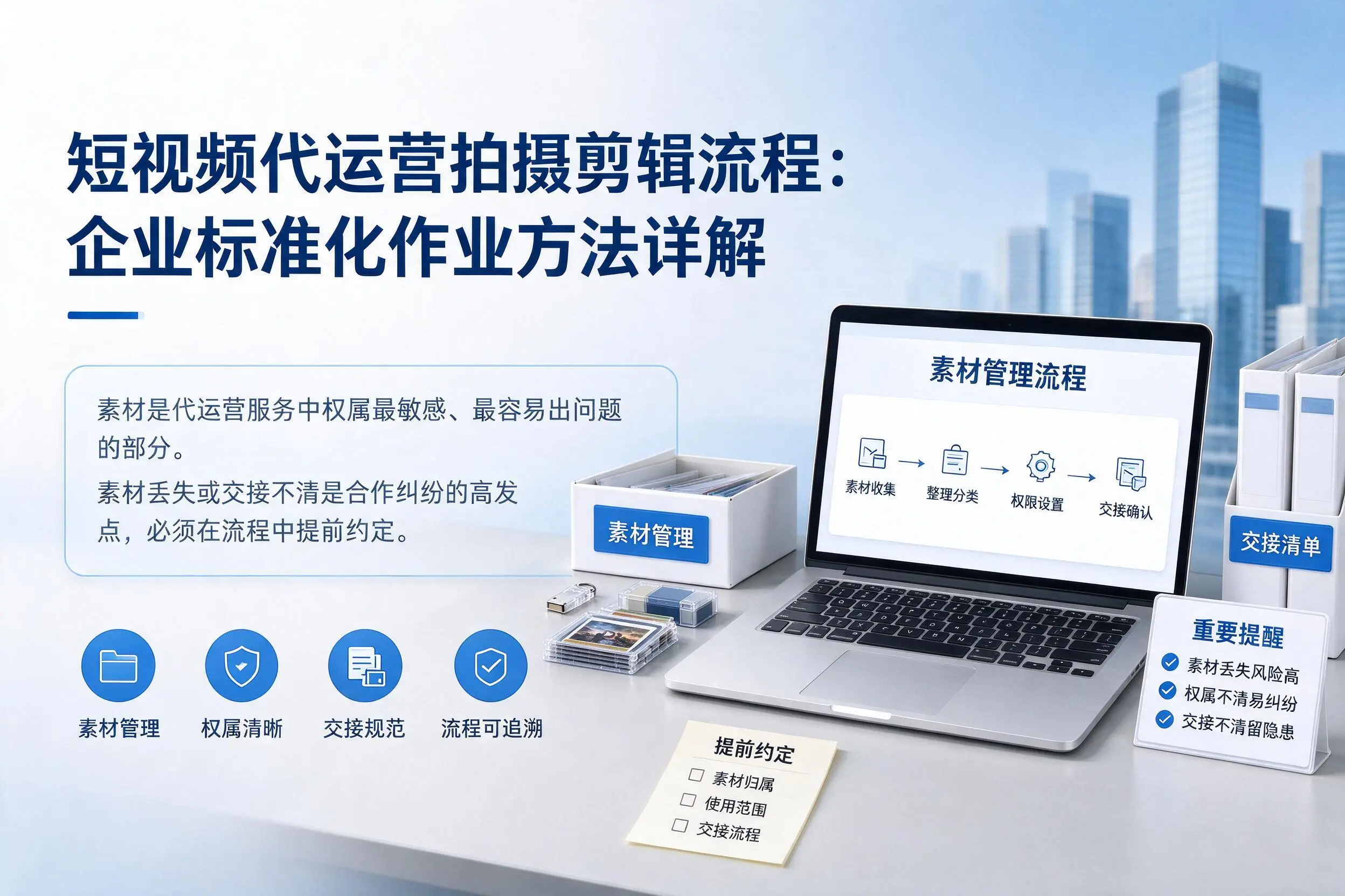 短视频代运营拍摄剪辑流程：大理企业标准化作业方法详解