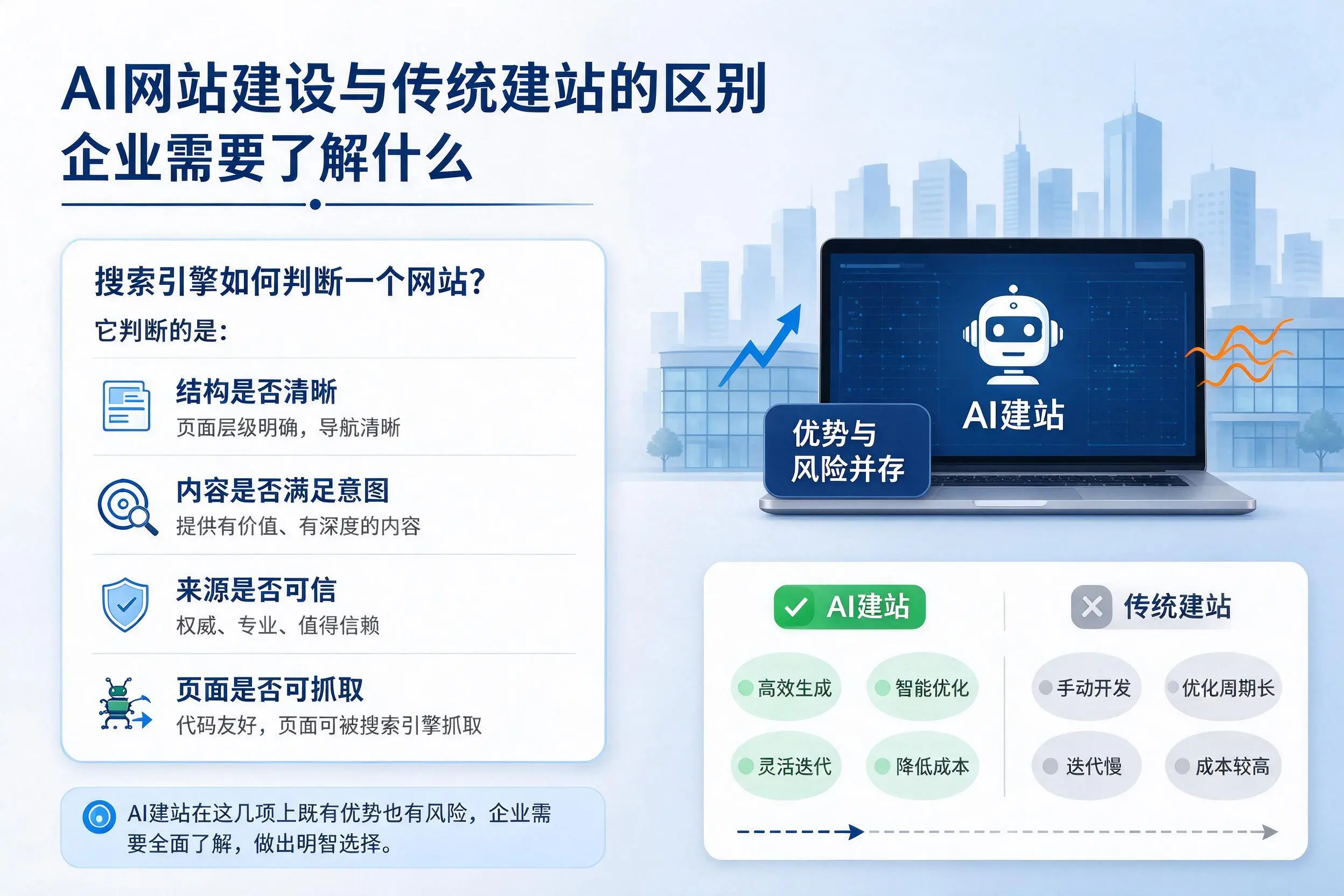 AI网站建设与传统建站的区别,大理企业需要了解什么