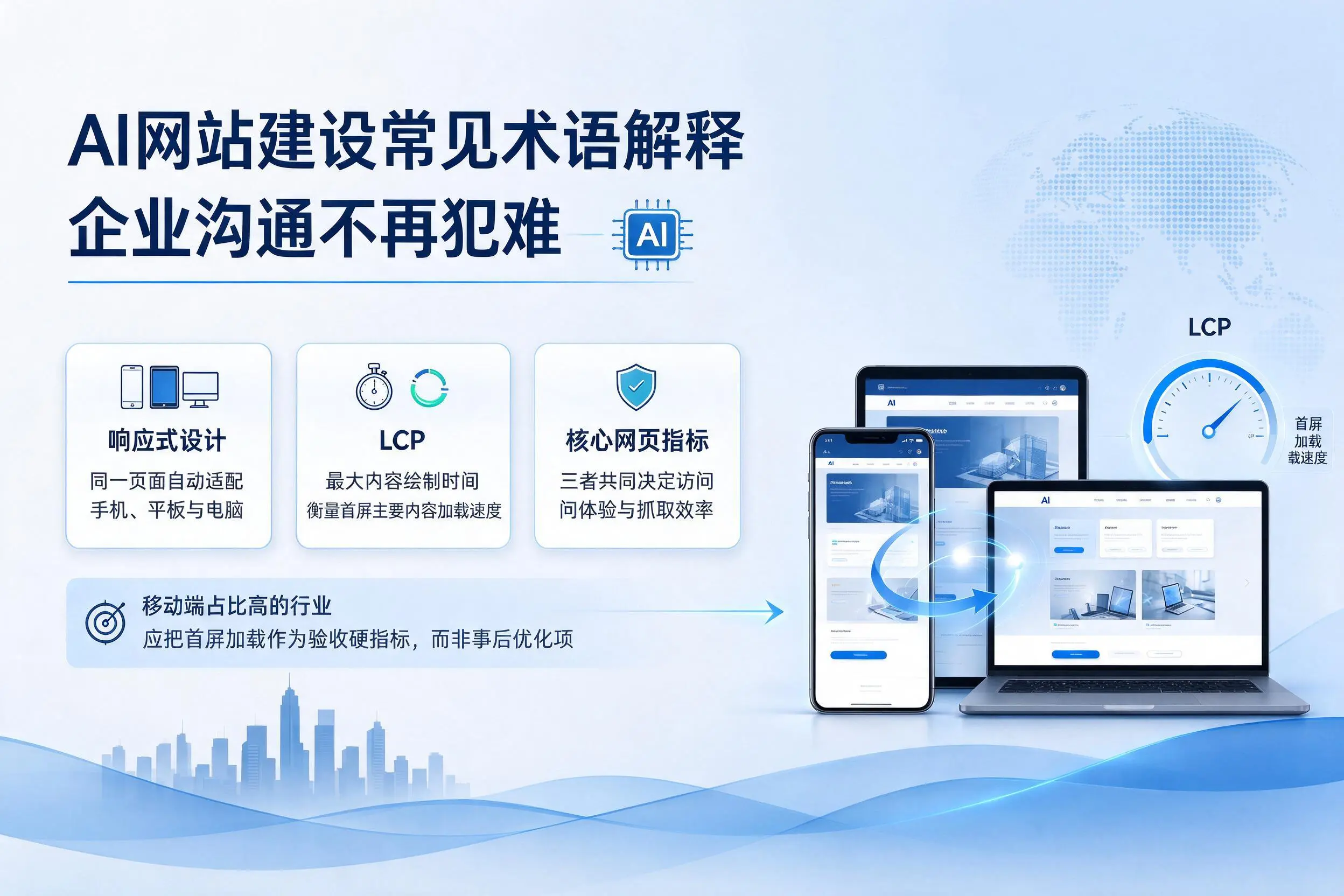 AI网站建设常见术语解释，大理企业沟通不再犯难