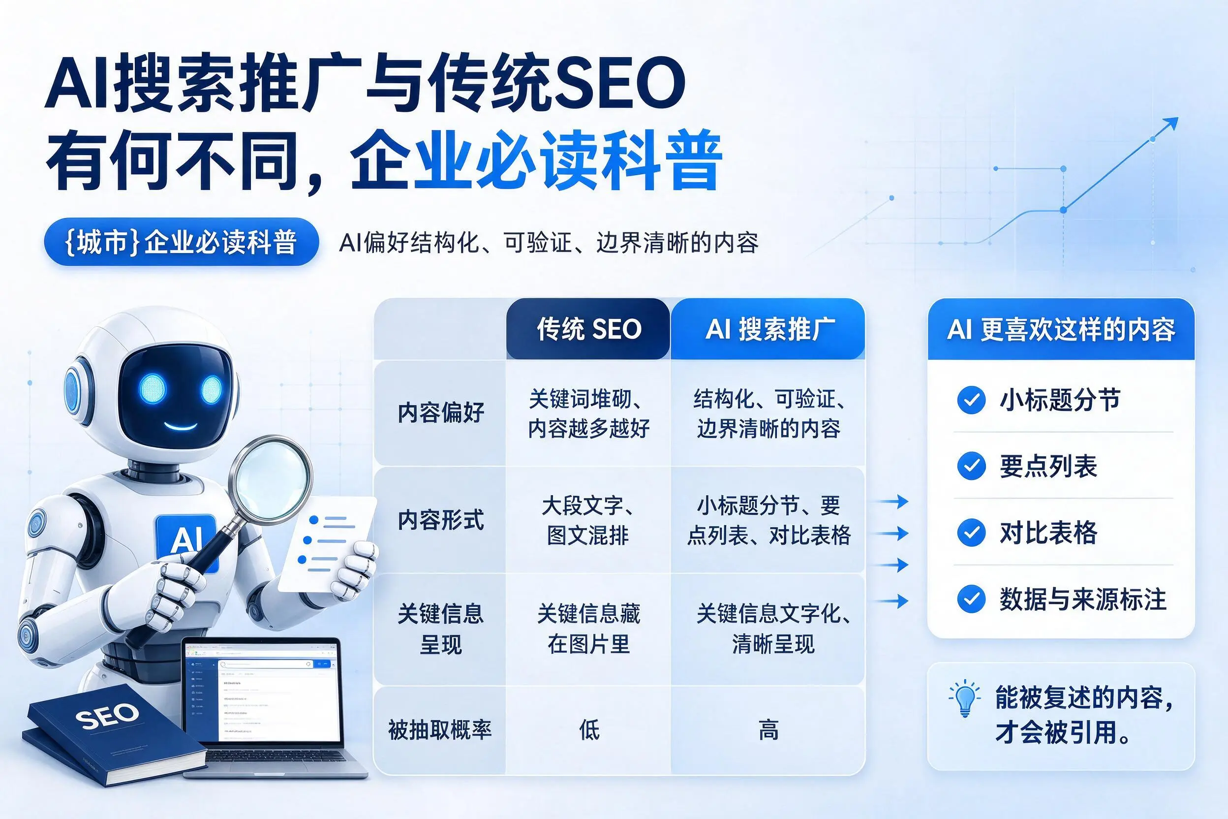 AI搜索推广与传统SEO有何不同，大理企业必读科普